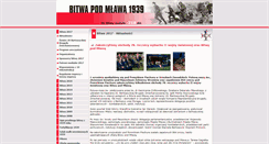 Desktop Screenshot of bitwa1939.mlawa.pl