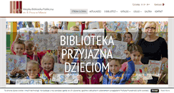 Desktop Screenshot of biblioteka.mlawa.pl